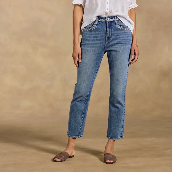 DRIFTWOOD Denim - Driftwood Stella Embroidered Jeans. New with tags from Sundance.